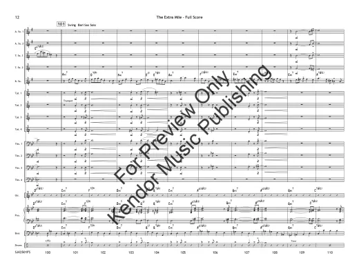 The Extra Mile - Halle - Jazz Ensemble - Gr. 4