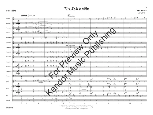 The Extra Mile - Halle - Jazz Ensemble - Gr. 4