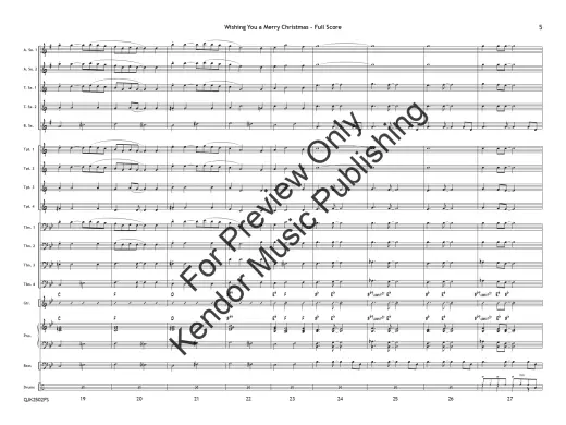 Wishing You a Merry Christmas - Strommen - Jazz Ensemble - Gr. 1