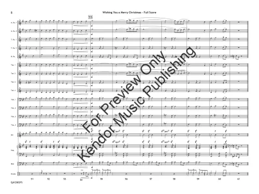 Wishing You a Merry Christmas - Strommen - Jazz Ensemble - Gr. 1