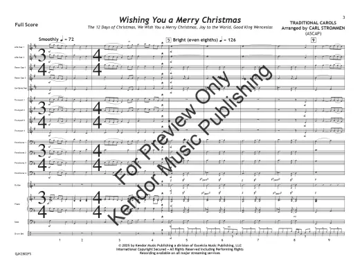 Wishing You a Merry Christmas - Strommen - Jazz Ensemble - Gr. 1