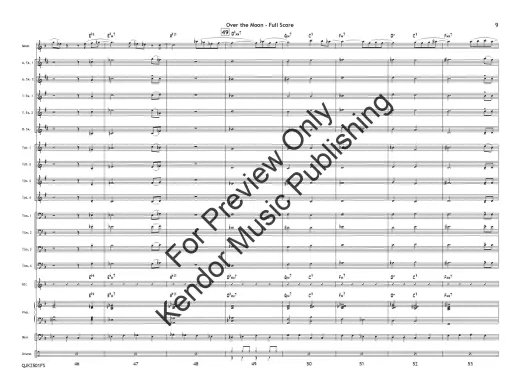 Over the Moon - Lewis/Strommen - Jazz Ensemble - Gr. 1