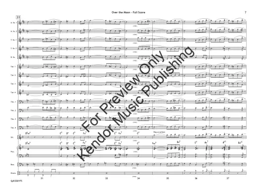 Over the Moon - Lewis/Strommen - Jazz Ensemble - Gr. 1