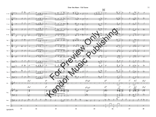Over the Moon - Lewis/Strommen - Jazz Ensemble - Gr. 1