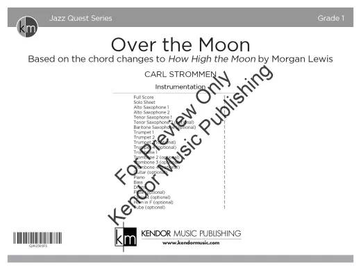 Over the Moon - Lewis/Strommen - Jazz Ensemble - Gr. 1