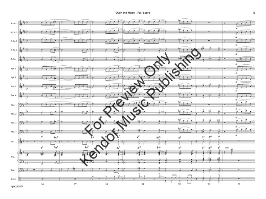 Over the Moon - Lewis/Strommen - Jazz Ensemble - Gr. 1