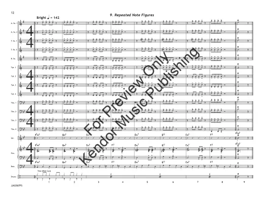 Sequential Warm-ups for Intermediate Jazz Ensemble - Blair - Jazz Ensemble - Gr. 3