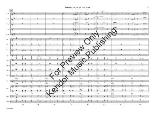 The Holly and the Ivy (Traditional English Carol) - Jarvis - Jazz Ensemble - Gr. 3