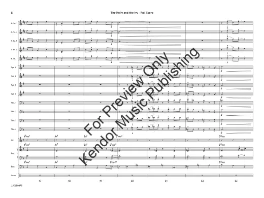 The Holly and the Ivy (Traditional English Carol) - Jarvis - Jazz Ensemble - Gr. 3