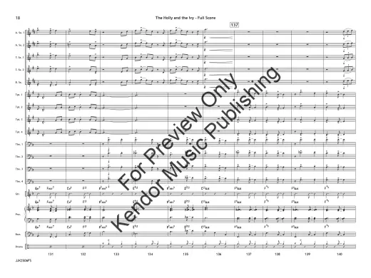 The Holly and the Ivy (Traditional English Carol) - Jarvis - Jazz Ensemble - Gr. 3