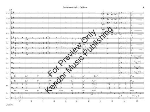 The Holly and the Ivy (Traditional English Carol) - Jarvis - Jazz Ensemble - Gr. 3