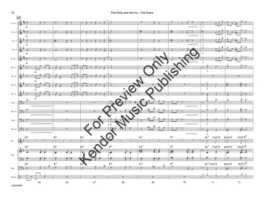 The Holly and the Ivy (Traditional English Carol) - Jarvis - Jazz Ensemble - Gr. 3