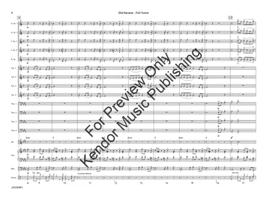 Old Havana - Ciechomski - Jazz Ensemble - Gr. 3
