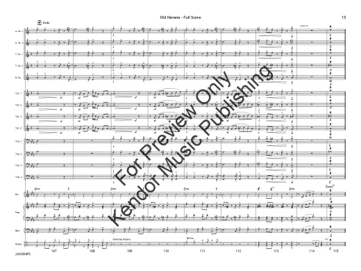 Old Havana - Ciechomski - Jazz Ensemble - Gr. 3