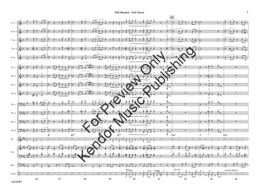 Old Havana - Ciechomski - Jazz Ensemble - Gr. 3