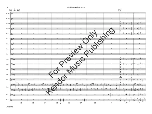 Old Havana - Ciechomski - Jazz Ensemble - Gr. 3