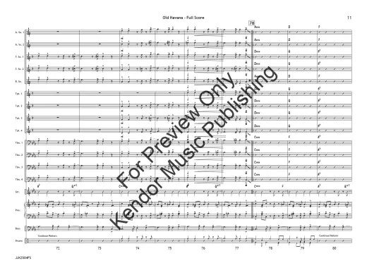 Old Havana - Ciechomski - Jazz Ensemble - Gr. 3