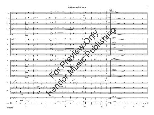 Old Havana - Ciechomski - Jazz Ensemble - Gr. 3