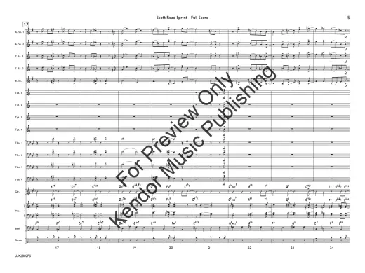 Scott Road Sprint - Skeffington/White - Jazz Ensemble - Gr. 3