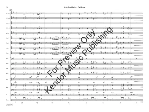 Scott Road Sprint - Skeffington/White - Jazz Ensemble - Gr. 3