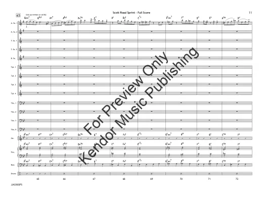 Scott Road Sprint - Skeffington/White - Jazz Ensemble - Gr. 3