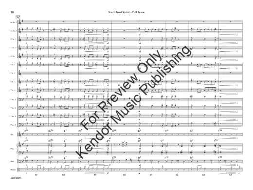 Scott Road Sprint - Skeffington/White - Jazz Ensemble - Gr. 3