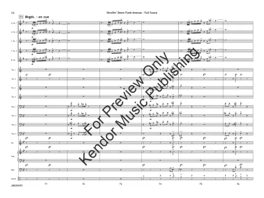 Strollin’ Down Funk Avenue - Tomaro - Jazz Ensemble - Gr. 4