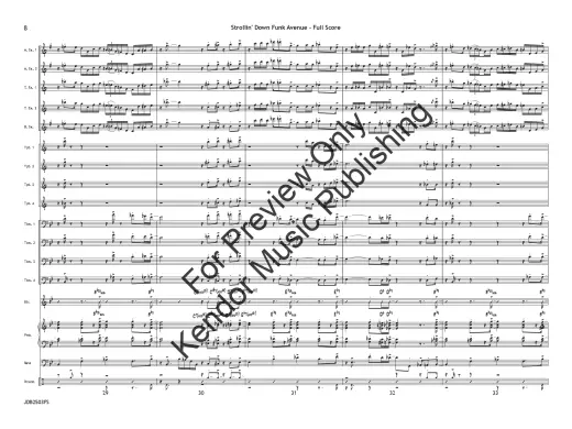 Strollin’ Down Funk Avenue - Tomaro - Jazz Ensemble - Gr. 4