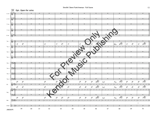 Strollin’ Down Funk Avenue - Tomaro - Jazz Ensemble - Gr. 4