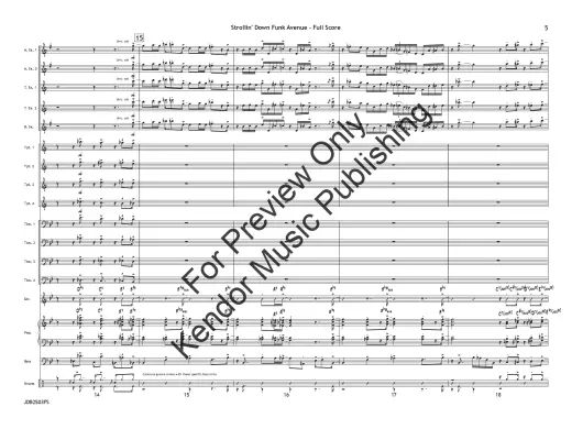 Strollin’ Down Funk Avenue - Tomaro - Jazz Ensemble - Gr. 4