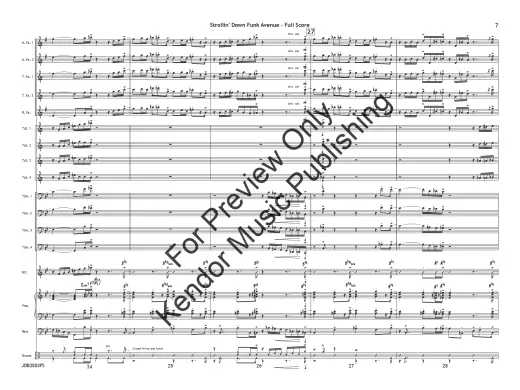Strollin’ Down Funk Avenue - Tomaro - Jazz Ensemble - Gr. 4