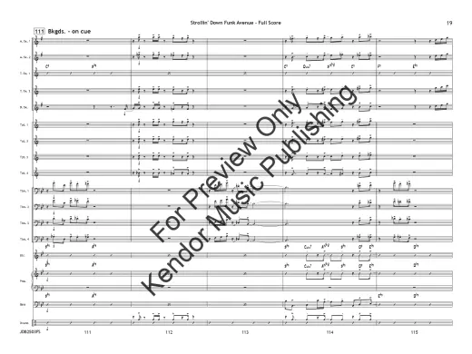 Strollin’ Down Funk Avenue - Tomaro - Jazz Ensemble - Gr. 4