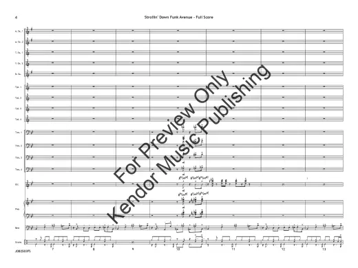 Strollin’ Down Funk Avenue - Tomaro - Jazz Ensemble - Gr. 4