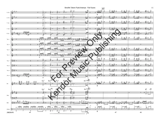 Strollin’ Down Funk Avenue - Tomaro - Jazz Ensemble - Gr. 4