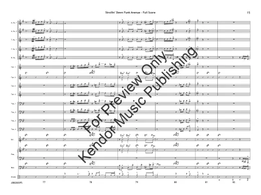 Strollin’ Down Funk Avenue - Tomaro - Jazz Ensemble - Gr. 4