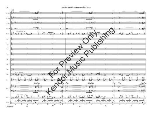 Strollin’ Down Funk Avenue - Tomaro - Jazz Ensemble - Gr. 4