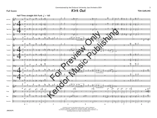 Kirk Out - Garling - Jazz Ensemble - Gr. 4