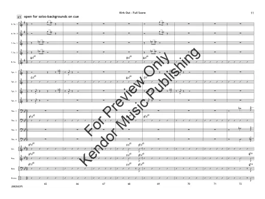 Kirk Out - Garling - Jazz Ensemble - Gr. 4