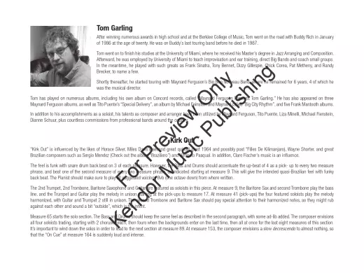 Kirk Out - Garling - Jazz Ensemble - Gr. 4