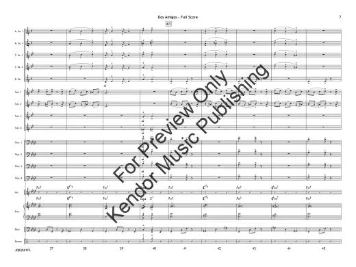 Dos Amigos: Theme and Variations - Shutack - Jazz Ensemble - Gr. 4