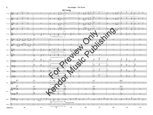 Dos Amigos: Theme and Variations - Shutack - Jazz Ensemble - Gr. 4