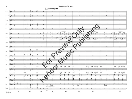 Dos Amigos: Theme and Variations - Shutack - Jazz Ensemble - Gr. 4