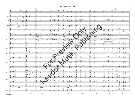 Dos Amigos: Theme and Variations - Shutack - Jazz Ensemble - Gr. 4