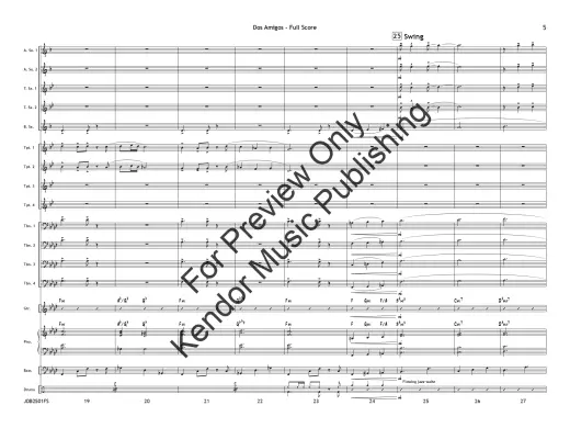 Dos Amigos: Theme and Variations - Shutack - Jazz Ensemble - Gr. 4