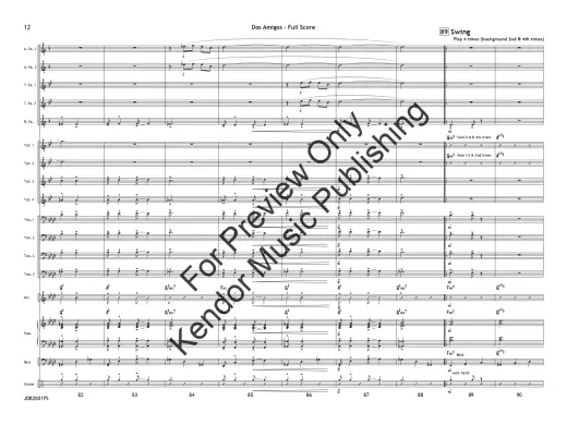 Dos Amigos: Theme and Variations - Shutack - Jazz Ensemble - Gr. 4