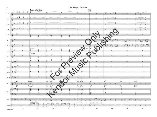 Dos Amigos: Theme and Variations - Shutack - Jazz Ensemble - Gr. 4