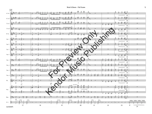 Shut It Down! - Ciechomski - Jazz Ensemble - Gr. 1.5