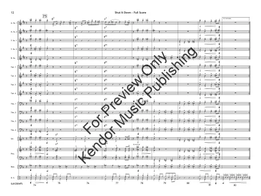 Shut It Down! - Ciechomski - Jazz Ensemble - Gr. 1.5