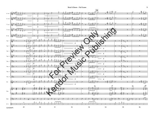Shut It Down! - Ciechomski - Jazz Ensemble - Gr. 1.5