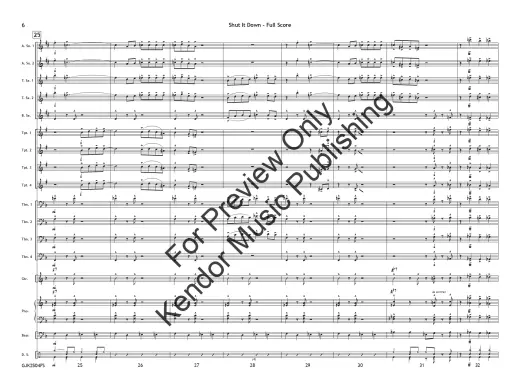 Shut It Down! - Ciechomski - Jazz Ensemble - Gr. 1.5